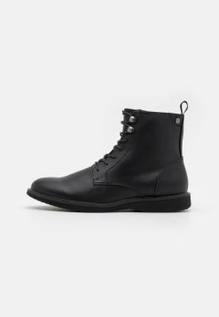 Pier One Bottines à Lacets Authentique 100% Bottes Rond Homme
