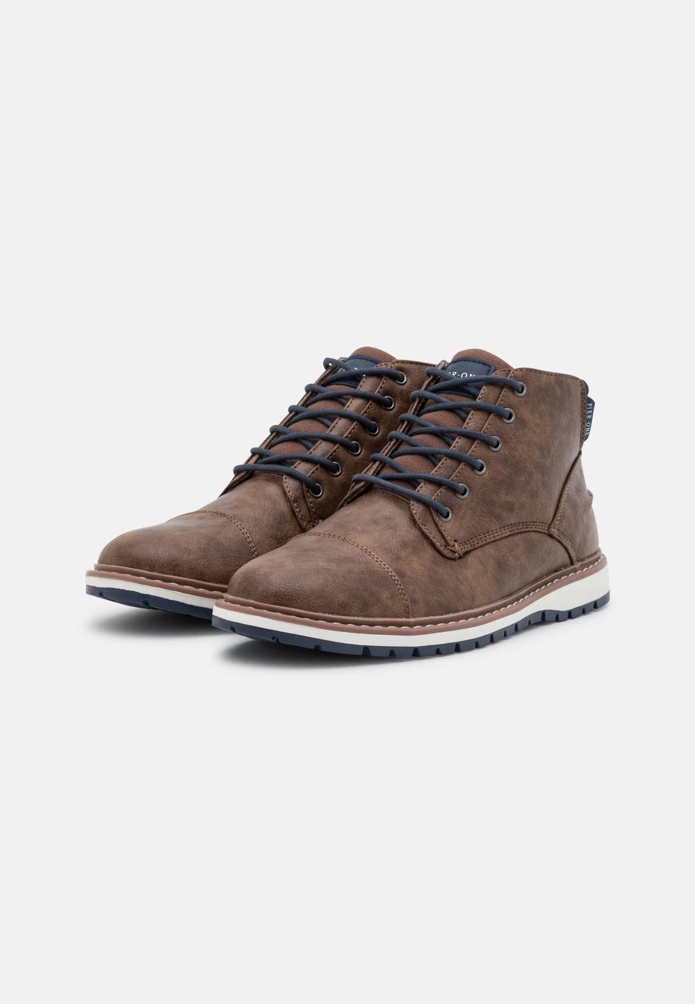 Pier One Rabais Bottines à Lacets Bottes Rond Homme 2 Pier One Rabais Bottines à Lacets Bottes Rond Homme – Image 2