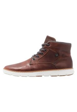 Qualité Garantie Pier One LEATHER – Bottines à Lacets Boots Et Bottes Rond Homme