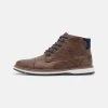 Pier One Rabais Bottines à Lacets Bottes Rond Homme