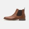 Pier One LEATHER – Bottines Marchandise De Première Qualité Bottes Rond Homme